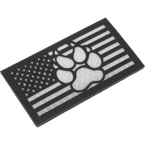 Durable Nylon Dog Training Patch for Dog Harness, Black, Practical Applique for Walking Vest and Special Occasions (1/5)