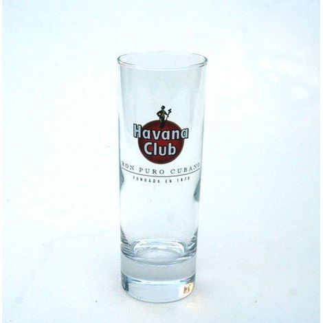 Lot de 6 verres Havana Club - Tubes à rhum - Neufs
