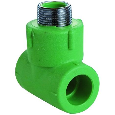 Raccordo a Tee Filettato Maschio Polipropilene Ø 32 x 1 Prandelli