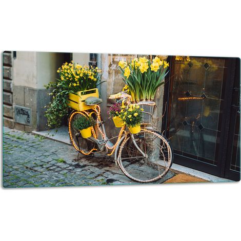 Planche à découper en verre 52x30 vélo (1/5)