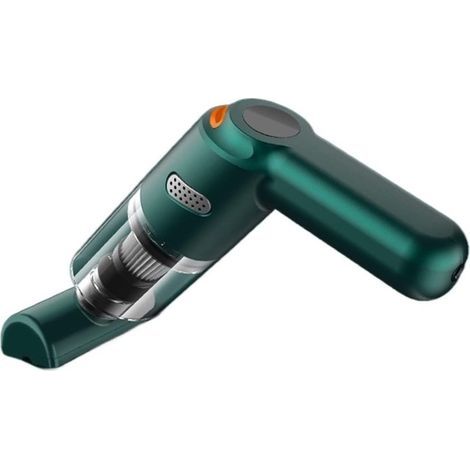 Aspiradora de mano de 10000 Pa, aspiradora inalámbrica para coche, mini aspiradora de mano inalámbrica para el hogar y el coche, doble uso, plegable, para uso en seco y húmedo, electrodoméstico para e (1/5)