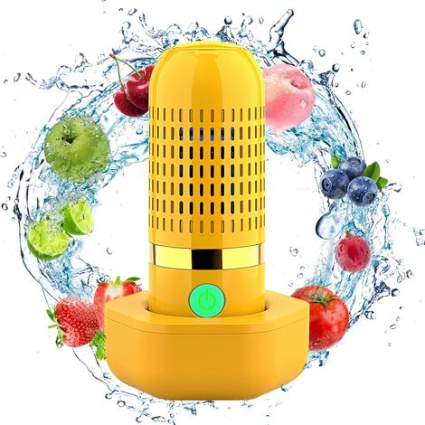 Machine à laver les fruits et légumes, modèle 2025, appareil de nettoyage portable sans fil USB.-AquaForge (1/5)