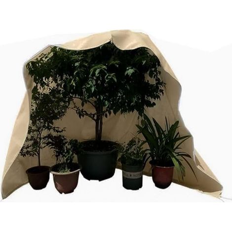 Protection hivernale pour Plantes, Protection Contre Le Gel, pour Grand Olivier, Sac de Plantes en Pot, avec Fermeture éclair et Cordon de Serrage XL (1/5)