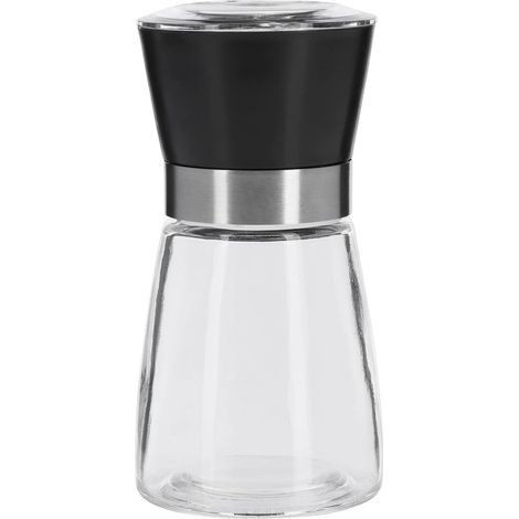Spice Mill, Ceramic Grinder, Progressive Adjustment, Glass/Plastic, Black/Silver/Transparent, 63542260 (1/5)