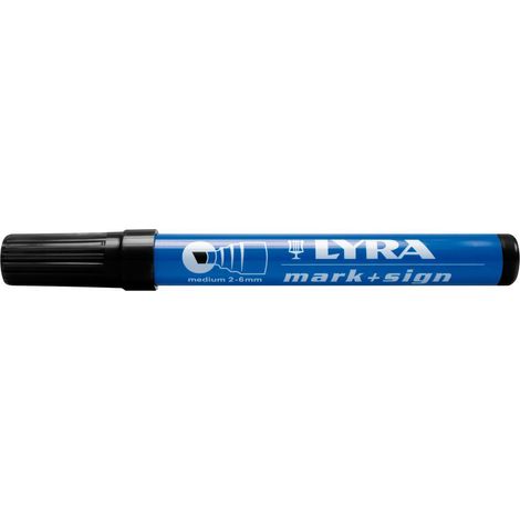 Rotulador negro LYRA