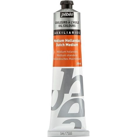 Peintures à l’huile - PEBEO - Médium hollandais - 200 ml - Brillance - Transparence (1/3)