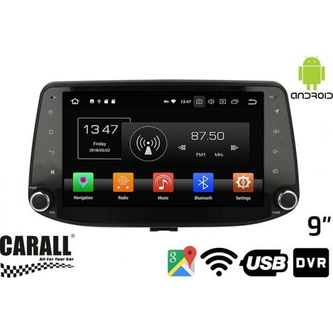 Autoradio Android 8,0 Hyundai I30 2017 GPS DVD USB SD WI-FI Bluetooth Navigatore (1/4)