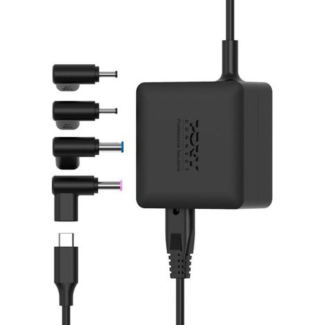 Port Designs 904065ACTOEU Chargeur secteur USB-C GaN 65W Noir