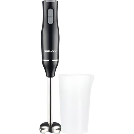 Mixeur Plongeant - SOKANY - 400W - 2 Vitesses - Inoxydable - Gobelet Inclus