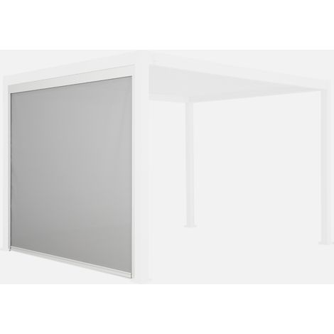 Toldo vertical de 3m para pérgola bioclimática Triomphe (1/4)