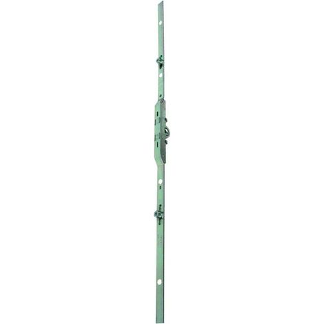 Ferco – Crémone verrou 600mm 7,5mm – Mécanisme à 2 galets pour sécurité renforcée – Finition ferGUard – G135100601