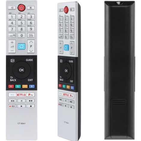 Télécommande pour téléviseur compatible Toshiba CT-8541 RC42150P infrarouge de remplacement (1/5)