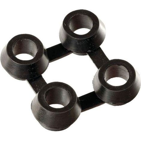 Giunto di raccordo C68 nero gomma