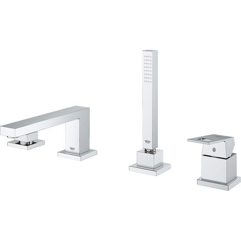 Eurocube mitigeur bain/douche 4 trous, chrome (G19897001) (1/4)