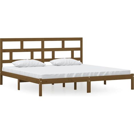 Maison Exclusive - Giroletto Ambra senza Materasso in Legno di Pino 200x200 cm