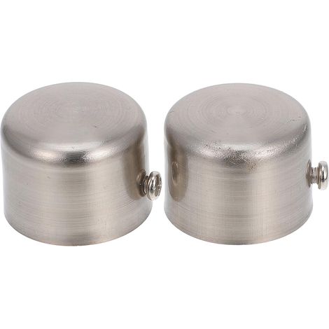 Embouts De Tringle À Rideau De 28Mm 2 Pièces Capuchon De Draperie De Fenêtre Ensemble Nacré (1/5)