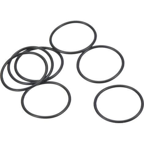 Joint Torique Nitrile Caoutchouc 17mm OD 15mm ID 1mm Largeur, 10 Pcs Métrique Scellage Joint pour Robinet Plomberie Automobile Réparation, Noire (1/5)