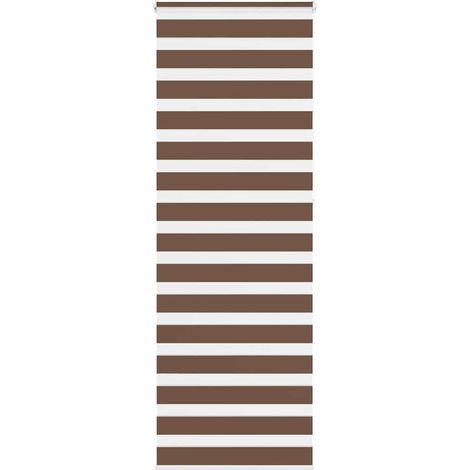 Doppelrollo Braun 75x230 cm Stoffbreite 70,9 cm Polyester