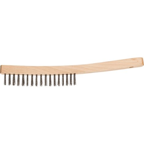 PFERD TOOLS Handbürste HBU 1reihig Edelstahl-Draht-Ø0,30 universell einsetzbar 10 Stk