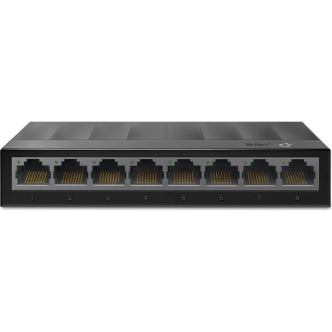 TP-Link LS1008G commutateur réseau Non-géré Gigabit Ethernet (10/100/1000) Noir