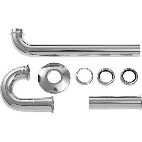Lavabo Duravit 1 1/4" sifón de tubo con tubo de desagüe