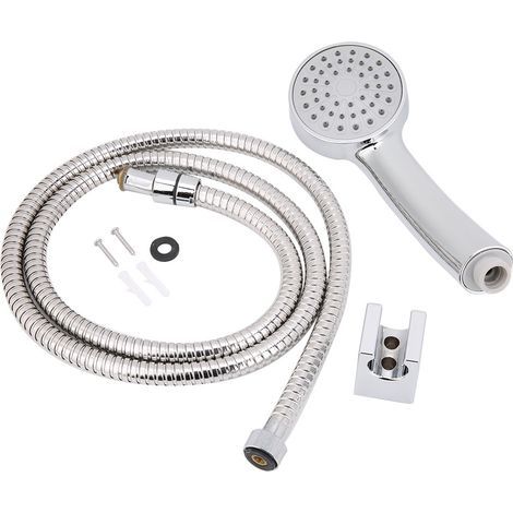 Pommeau de douche salle de bain économiseur d'eau pulvérisateur à main haute pression accessoire de bain (1/5)