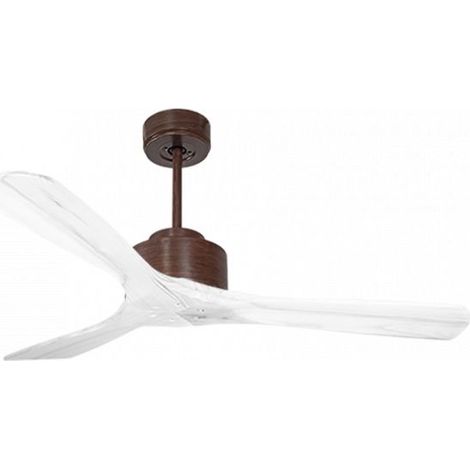Modulo de KlassFan - Super destratificateur et ventilateur DC 132 cm Marron pales bois blanc sans Lumière  25 à 40 m² (1/5)