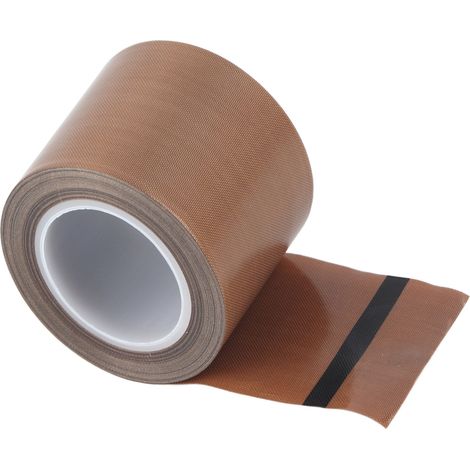 Ruban adhésif PTFE résistant à la chaleur, auto-adhésif et thermo-isolant, rouleau de ruban d'étanchéité pour dispositifs d'étanchéité, 0,18 mm x 50 mm x 10 m (1/5)