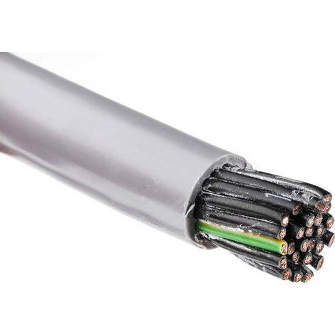 Rs Pro – Câble de commande YY 25 – Section 0,75 mm² – Non blindé – Cuivre – Tension 300/500 V – Courant 12 A – Bobine de 50 mètres