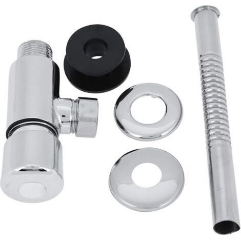FENOPLASTICAUrinoir Robinet de Chasse Urinoir Urinoir Robinet de Chasse Chrome Mur Monté Type de Bouton Placard Exposé Retard Manuel Arrêt Automatique pour Salle De Bains WC (1/4)
