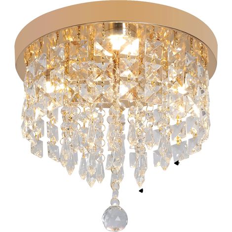 Plafonnier, Design Moderne, Matériau en Cristal, HQ-C250J-SS, Changeable (1/2)