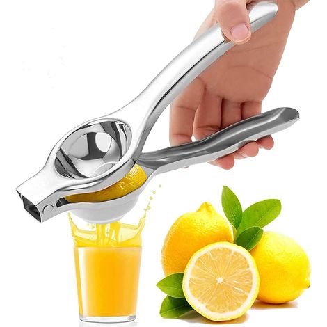 Presse-agrumes manuel ,Presse agrumes manuel inox , Jus sûrs, rapides et efficaces, super faciles à nettoyer, principalement utilisés à la maison, au bar, etc. (1/5)