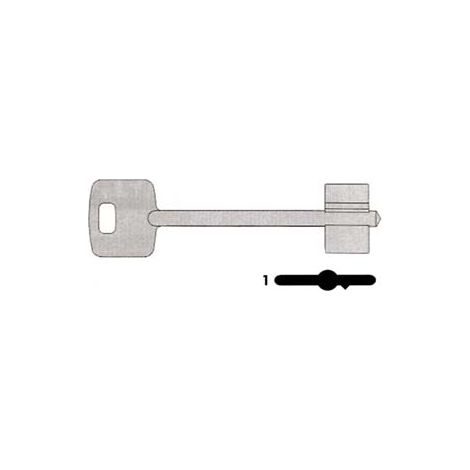 CHIAVI DOPPIA MAPPA 00102- - 00102001 DX (tipo silca CSM) - 5 pezzi CISA