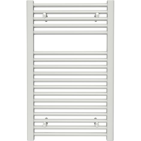 RADOX Sèche-serviette eau chaude mural vertical - SCALA N BLANC - 800 x 500 mm - 18 tubes - 381 W (1/3)
