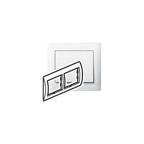 Rahmen 2 Elemente horizontal weiß Galea Life LEGRAND 771002 (1/2)