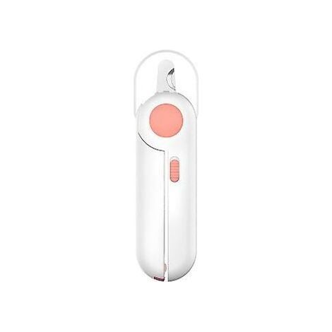 Coupe Ongles Professionnel Pour Chien Et Chat, Garde De Sécurité Et Lumière Led Avec Limes à Ongles Pour Petits Chiens Chats Oiseaux Lapin, Ciseaux à Ongles Pour Animaux De Compagnie Griffes Rose (1/5)