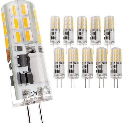 Ampoule LED G4 12V-KAL-Ampoule G4 Led 12V 1W,Remplace Halogène 10W,Blanc Chaud,Pack De 10,Non-Dimmable (1/5)