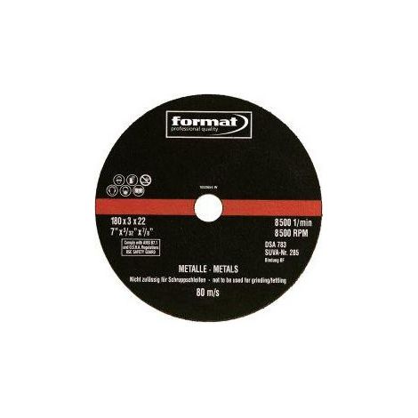 Disque de coupe droit pour Acier 230x1.9mm (1/3)