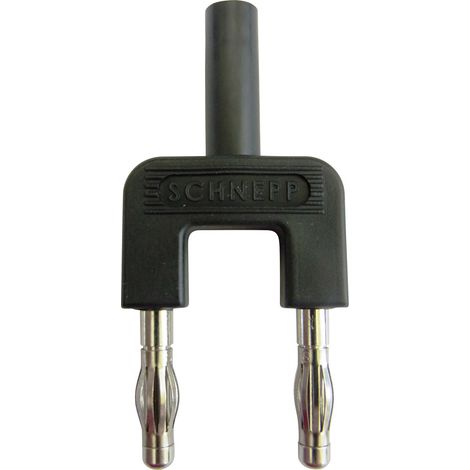 Schnepp 19/4mB/sw Kurzschlussstecker Schwarz Stift-Ø: 4 mm Stiftabstand: 19 mm 1 St.