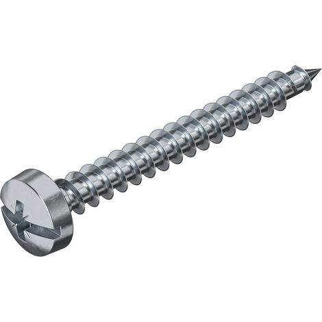 OBO Bettermann Tornillo Sprint Panhead, accionamiento +/- ranura 4x20mm Acero cincado galvánicamente, 3195228