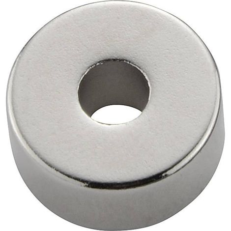 TRU COMPONENTS TC-12260100 AIMANT PERMANENT ANNEAU (Ø X H) 13 MM X 6 MM TEMPÉRATURE LIMITE (MAX.): 100 °C