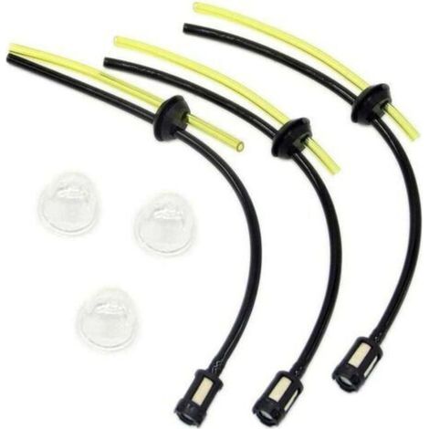 Kit di filtro benzina universale con guarnizione per tubo della benzina, adatto per decespugliatore, tagliaerba, tosasiepi e potatore (1/5)