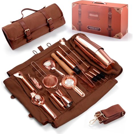 Kit Barman 17 Pièces Portable Eligara
