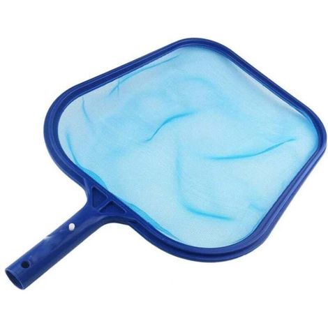 Poolreinigungszubehör/Hochleistungs-Profi-Pool-Laubrechen, Feinmaschennetz/Pool-Laubtrennnetz (Blau)-Crezuo