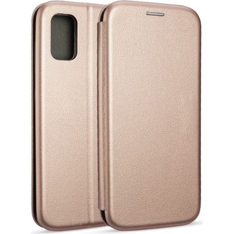 Beline Magnetische Buchhülle für Samsung A41 A4 Roségold