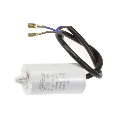 Condensateur moteur 5 µF 450 V avec fils – Compatible réfrigérateurs BEKO – 4121072086
