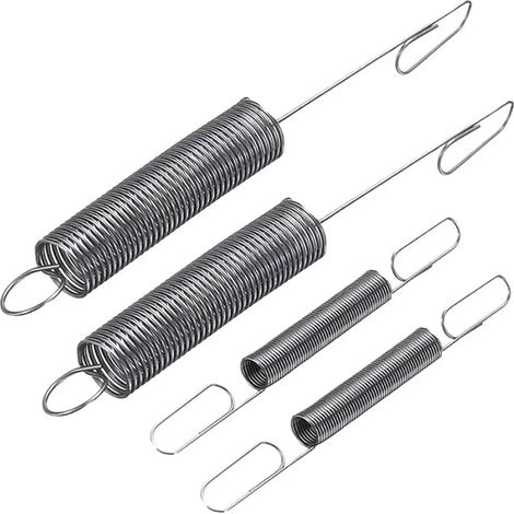 4 Pièces - Ressort De Régulation - Ensemble De Régulateur - Pour Moteurs De Tondeuse - Compatible Références 692211 691859 - Métal Robuste - Noir - 0,7x0,7x7cm Et 0,4x0,4x4cm (1/5)