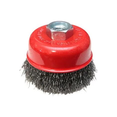 Spazzola metallica awtools wire brush 75 mm filo acciaio