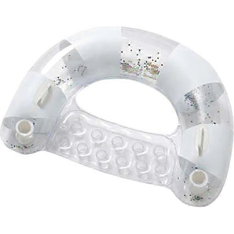 Bouée gonflable avec siège, résistante, pour la natation en piscine et les fêtes aquatiques estivales.-AquaForge (1/5)