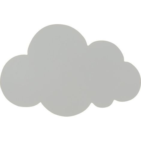 Luminaire Murale Nuage Lampe de Chevet Minimaliste Scandinave Blanc Chaud Lumière LED Tricolore Chambre Enfant Décor Moderne Blanc 1 Pièce (1/5)